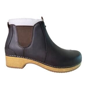 Dansko Becka Bootie Women's Size EU42 US 11.5-12 Brown Leather Oiled Pull up